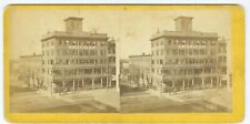 D0689~ PENNSYLVANIA – Allentown American Hotel c.1860s Stereoview – Gross picture