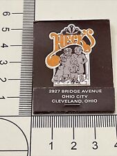 Vintage Matchbox Cover  Heck’s  a restaurant  Cleveland, Ohio  gmg  Unstruck picture