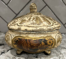 Vintage Trinket Box With Lid Decorative picture