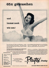  1959 A AD SWISS  PLAYTEX BRA BULLET HAPPY BRUNETTE IN CLOUDS  picture