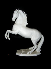 AK Kaiser W. Germany Vintage Porcelain Rearing Horse Style 713 White picture