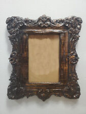 4x6 100% Real Wood Carved Picture Frame - Ornate and Uniqe picture