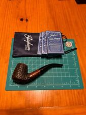 Brigham Voyageur 1-Dot Pipe #184 Rustic Volcano w/Extra Rock Maple Filters USED picture