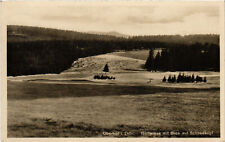 PC GOLF, SPORT, OBERHOF, GOLF MEADOW, vintage REAL PHOTO Postcard (b45924) picture
