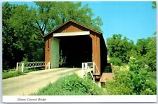 Postcard - Illinois Covered Bridge, Princetown, USA picture