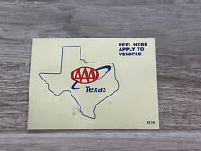 AAA • Triple A • Texas silver window decal picture