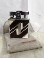 Vintage/Antique 1930s Ronson De-Light Lighter W/Case Art Deco Zig-Zag picture