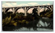 Latah Bridge Spokane Washington WA 1915 DB Postcard P19 picture
