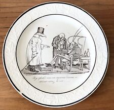 ANTIQUE c1840 FRENCH Choisy PORCELAIN Metamorphosed Animals Insects #9 Plate picture