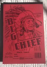 Vintage Big Chief 100 Sheet Lined Writing Tablet 8x12 Springfield Tablet Unused picture