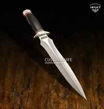 IMPACT CUTLERY CUSTOM TACTICAL HUNTING DAGGER KNIFE BULL HORN HANDLE- 1619 picture
