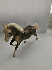 Breyer #121 Running Mare Sugar Smoke Grey, Bald Face, White Mane and Tail 60 70s picture