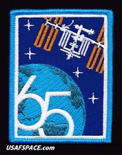 Authentic Expedition 65 - AB Emblem NASA SPACEX ISS Mission - EMBROIDERED PATCH picture