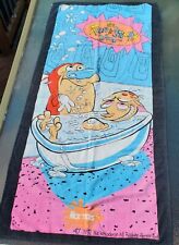 VINTAGE 1992 Nickelodeon THE REN & STIMPY SHOW Beach Towel OOAK Rare Excellent  picture