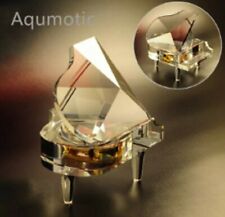 SANKYO GORGEOUS TRANSPARENT  PIANO WIND UP MUSIC BOX :  FLY ME TO THE MOON picture