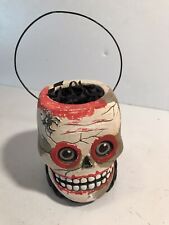Bethany Lowe Halloween Greg Guedel Skeleton Cup/Ornament Retired 4.25