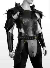 Medieval Armor Black Vampire leather armor Halloween Costume Larp Cosplay Armor picture
