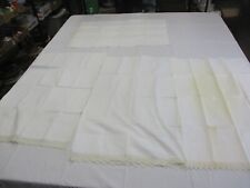 Vintage Linen Bed Sheets and Pillow Cases Percale picture