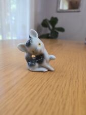 Ceramic Baby Deer Made In Japan Glazed VTG Figurine picture