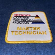 Embroided Toyota Certified Technician Program Master Technician Patch 3