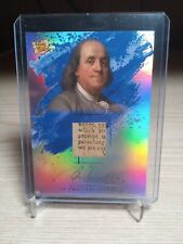 2023 Pieces Of The Past Benjamin Franklin Relic #POTP-5 picture