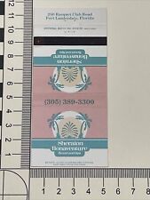 Vintage Matchbook Cover Sheraton Bonaventure Resort and Spa FT Lauderdale FL gmg picture