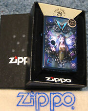 ZIPPO ANNE STOKES COLLECTION Lighter MYSTIC AURA FAIRY Butterfly 48985 New picture