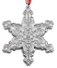 Wallace Grande Baroque Snowflake 2021 Snowflake - 3 3/4 Ht - Boxed 11984381 picture