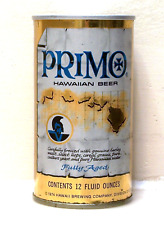 PRIMO gold/blue/white Hawaiian S/S beer can picture