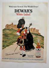 1967 Dewar's White Label Scotch, Con Edison Electric Heat Vintage Print Ads picture