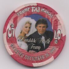 $5 Trump Taj Mahal Wedding Chip 1993 picture