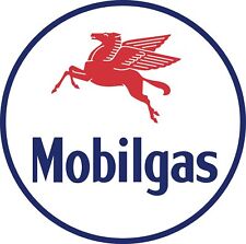 Mobil Gas Circle  sticker Vinyl Decal |10 Sizes with TRACKING picture