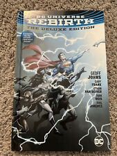 DC UNIVERSE - REBIRTH THE DELUXE EDITION - Graphic Novel Hard Cover NEW picture