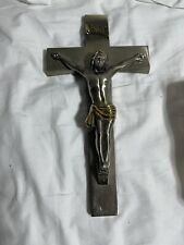 VTG Parsons Casket Crucifix INRI Jesus Christ Catholic Religious  picture