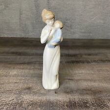 Vintage Marco Giner Mom Holding Baby Girl Saying Shh Figurine Made In Spain 8.5” picture