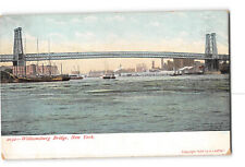 New York City NY Postcard 1901-1907 Williamsburg Bridge picture