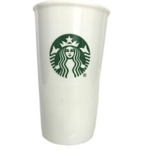 Starbucks 10 oz. Ceramic Mermaid Coffee Tumbler Embossed Logo (No Lid) picture