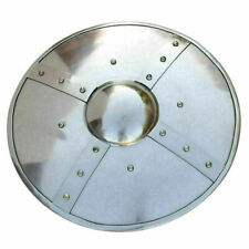 DGH® Battle Ready Medieval Buckler 14 Gauge Functional Steel Shield  picture