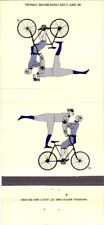 Man and Woman On A Bike, Matches Albany, Ft. Lauderdale Vintage Matchbook Cover picture