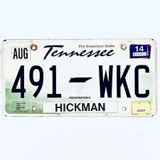 2014 United States Tennessee Hickman County Passenger License Plate 491 WKC picture