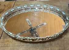 Vintage Oval Vanity Mirror Tray picture