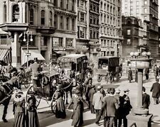 1908 NEW YORK Fifth Avenue and 42nd Street PHOTO  (158-F) picture