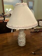Vintage Floral Hand Painted Lamp picture