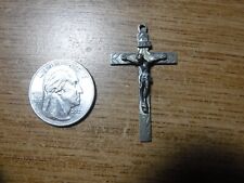 Vintage Sterling Silver Crucifix Pendant picture
