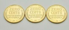 2020 RARE = Unique 2 x Joe Biden ZERO CENTS coin/ Trump Thumping Biden Coin picture