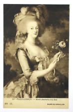 Marie Antionette mi der Rose Vtg Postcard Musee de Versailles 164 LL picture