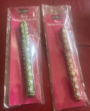 Lot Of Two Decorative Jeweled Ink Pen *New* Studio 18 Brand  picture