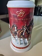 2004 BUDWEISER HOLIDAY BEER STEIN CHRISTMAS. 25th ANNIVERSARY picture