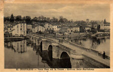 CPA 16 - CONFOLENS (Charente). 51. Old Bridge over Vienna. Bartholomew's Quarter picture