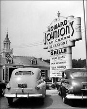 1948 Howard Johnson's Photo 8X10 - Massachusetts picture